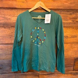 Life is Good “Let It Shine” long sleeve t-shirt in S.